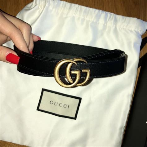 gucci chain belt with strawberry|belt Gucci original.